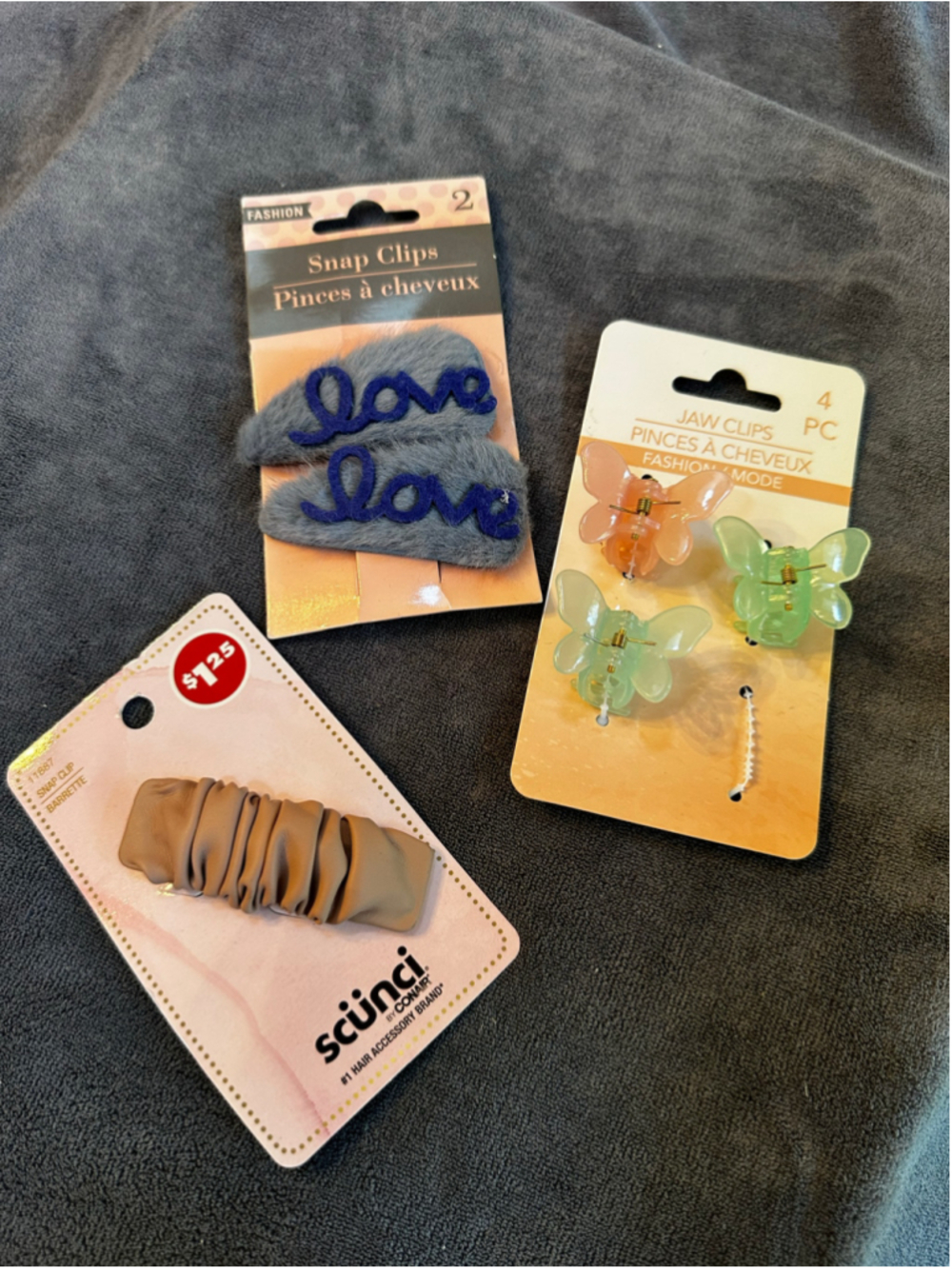 Multicolor Hair Clips Bundle